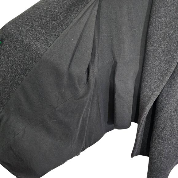 Theory Black Wool And Faux Leather Jacket - Picture 7 of 10